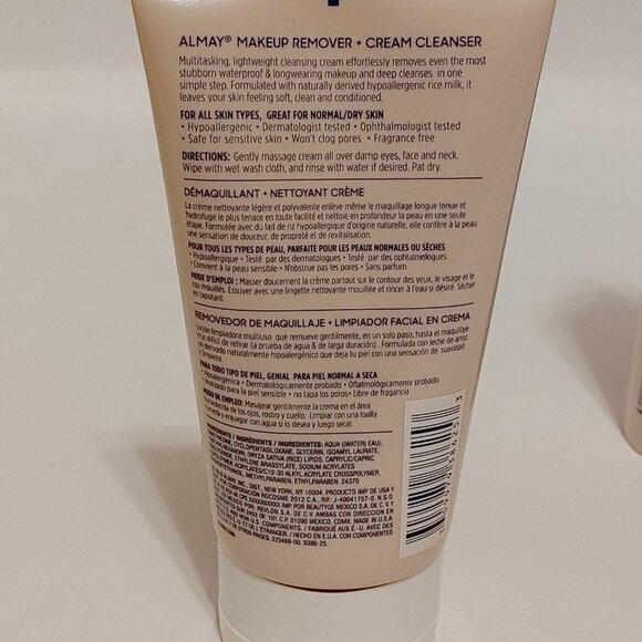 ALMAY SKIN CARE LOT of 2 MAKEUP REMOVER + CREAM CLEANSER + FOAMING CLEANSER BNIP - Picture 5 of 7